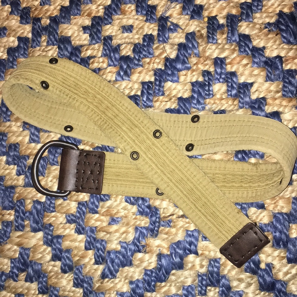 Abercrombie double ring canvas belt